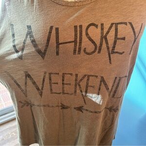 Brokedown Racerback whiskey weekend Tank top